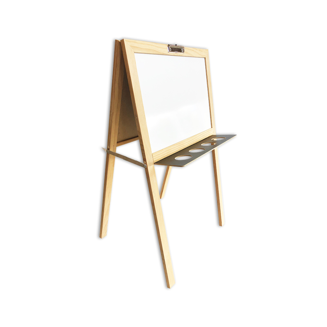 CHILDRENS EASEL | Magnetic | 2 x Whiteboard image 1
